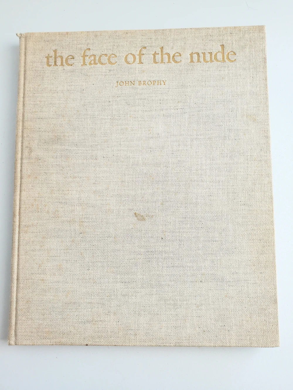 The Face of the Nude 1968 1st Edition John Brophy Art HistoryCoffee Table Book